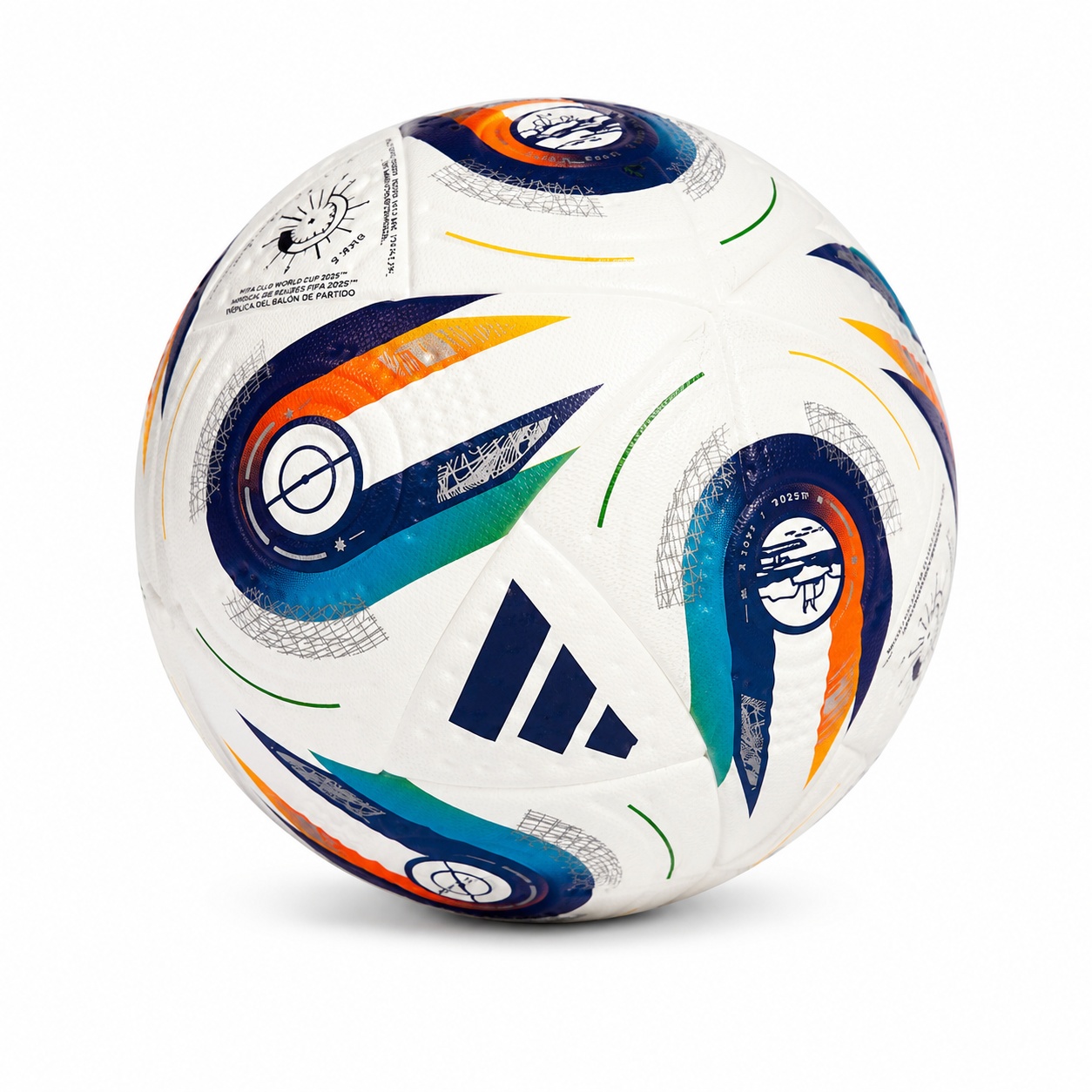 Club World Cup Football in White / Multicolor